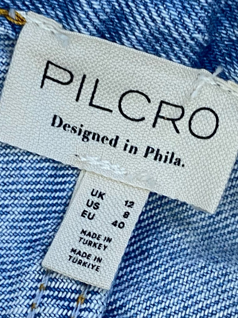 By Anthropologie Pilcro Light Blue Denim Maxi Skirt with Front Slit - Picture 10 of 16